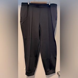 NWT Express XL black high wasted supersoft jogger pant double knit with pockets